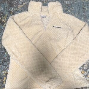 Columbia Cream Fleece Jacket